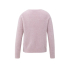 YAYA Soft sweater with V-neck, cloud gray purple