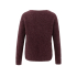 YAYA Soft sweater with V-neck, fudge purple