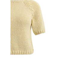 YAYA Chunky knit sweater reed yellow dessin