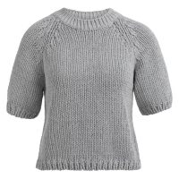 YAYA Chunky knit sweater grijs