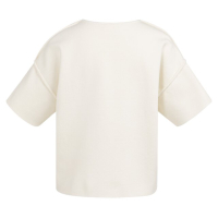 YAYA Sweater with short sleeves ecru