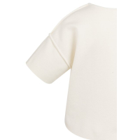 YAYA Sweater with short sleeves ecru