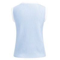YAYA Sleeveless ribbed sweater ice blue