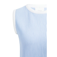 YAYA Sleeveless ribbed sweater ice blue