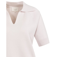 YAYA Knitted short sleeve sweater gray lilac