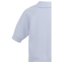 YAYA Knitted short sleeve sweater ice blue