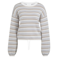 YAYA Striped sweater with cord 