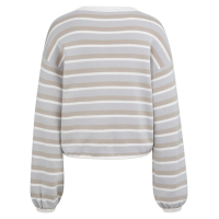 YAYA Striped sweater with cord 