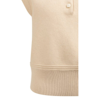 YAYA Sleeveless sweater with collar desert beige