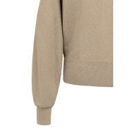 YAYA Batwing towel knit sweater crockery brown