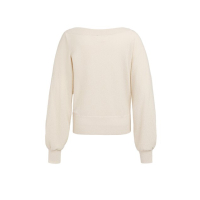 YAYA Batwing towel knit sweater creme beige