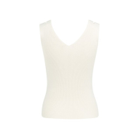 YAYA Geribd tanktop met schouderslit beige