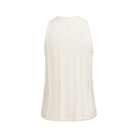 YAYA Gebreid singlet met structuur milk beige