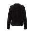 YAYA Glitter furry bomber cardigan, black