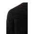 YAYA Glitter furry bomber cardigan, black