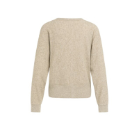 YAYA Towel knitted cardigan crockery brown melange