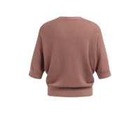YAYA Batwing cardigan burlwood pink melange