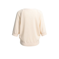 YAYA Batwing cardigan cloud creme white melange