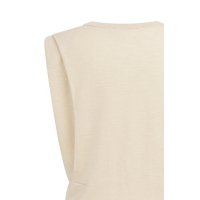YAYA Shoulderdetail cardigan cloud creme white