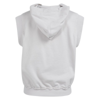 YAYA Sleeveless hoodie temple gray