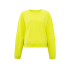 YAYA Sweatshirt with slub effect, neon yellow