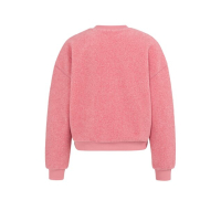 YAYA Teddy sweater rose red melange