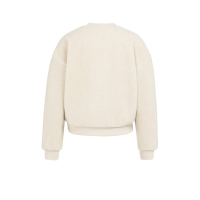 YAYA Teddy sweater heather grey melange