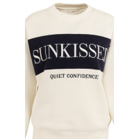 YAYA Sweater with colorblock navy blazer dessin