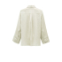 YAYA Satin crinkle wide sleeve blouse, pearl white