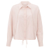 YAYA Batwing blouse with edges, light pink