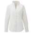 YAYA Blouse with high V- neck collar, pure white
