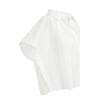 YAYA Sleeveless blouse with button pure white