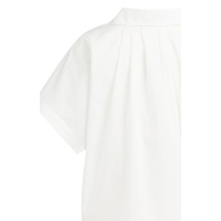 YAYA Sleeveless blouse with button pure white