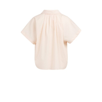 YAYA Sleeveless blouse with button creme de pechie orange