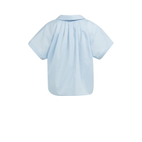 YAYA Sleeveless blouse with button light blue