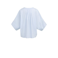 YAYA Batwing blouse with back pleat light blue