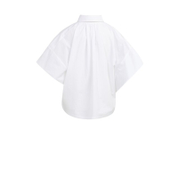 YAYA Blouse with sleeve detail pure white