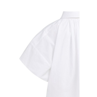 YAYA Blouse with sleeve detail pure white
