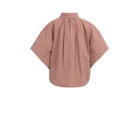 YAYA Blouse with sleeve detail burlwood pink