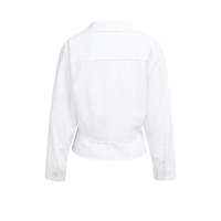 YAYA Twinset geknoopte blouse en singlet pure white