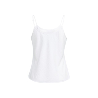 YAYA Twinset geknoopte blouse en singlet pure white