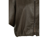 YAYA Blousejack met gecoate afwerking delicioso brown