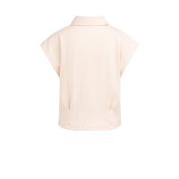 YAYA Jersey blouse with darts creme de peche orange