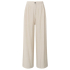 YAYA Woven structured wide leg, washed brown