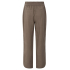 YAYA Woven structured trousers, greyish brown