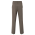 YAYA Trousers with double waistband, dark taupe grey melange