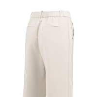 YAYA Soft woven wide leg trousers heather grey melange