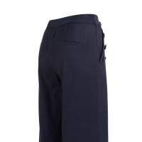 YAYA Trouses with buttons navy blazer blue