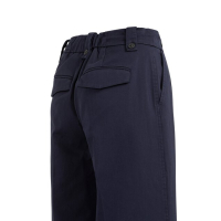 YAYA Woven trousers with drawcord navy blazer blue