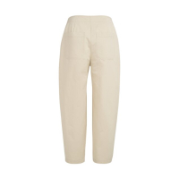YAYA High waist barrel leg trousers warm dust sand
